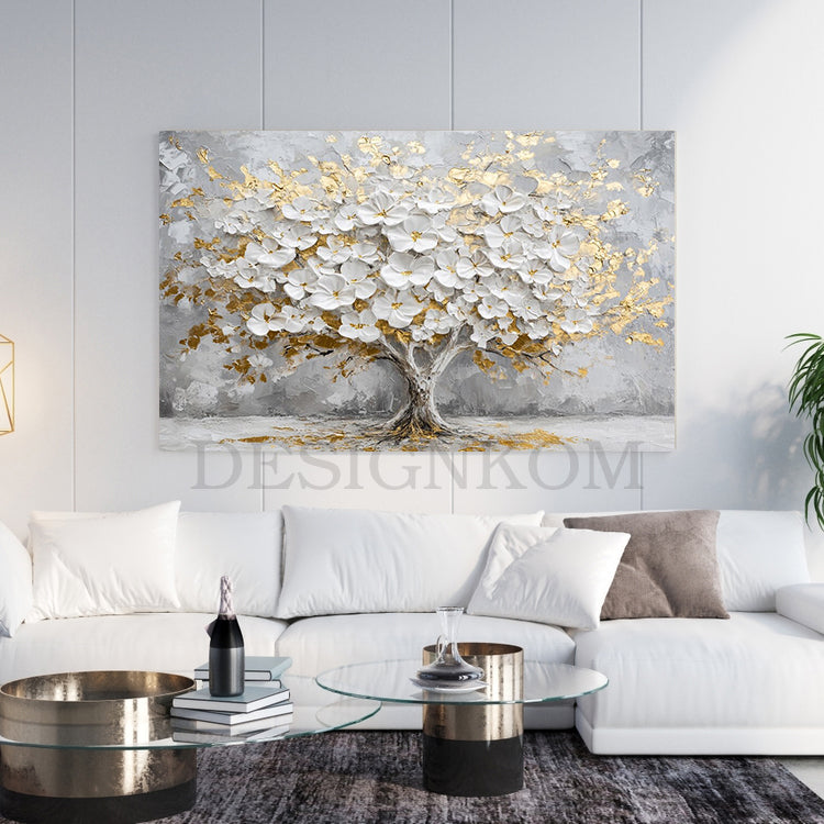 white flowered tree