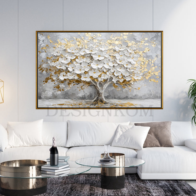 white flowered tree