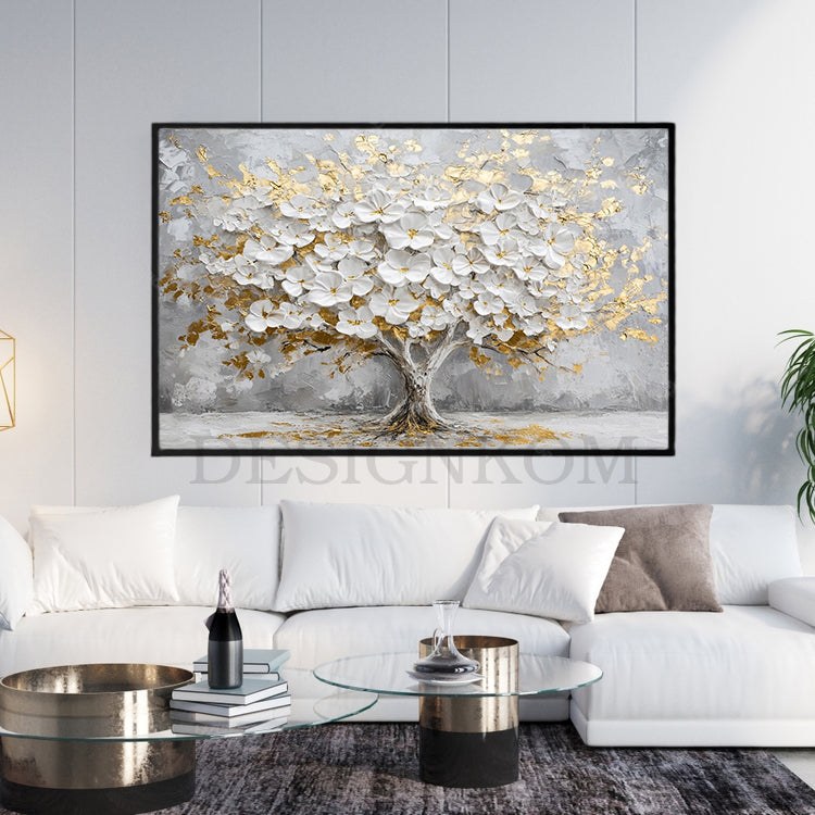 white flowered tree