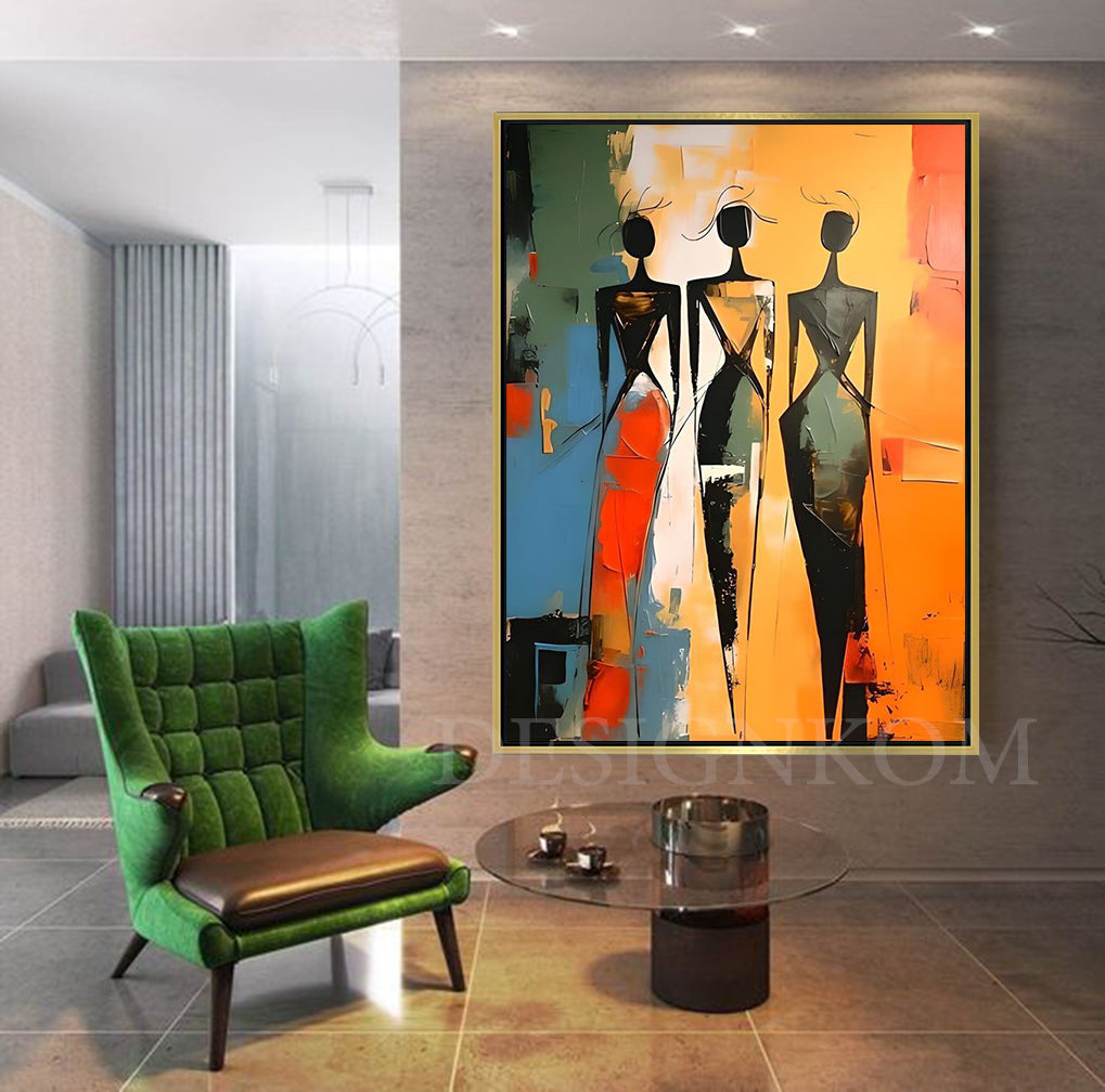 Silhouettes feminines