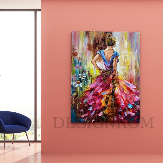 woman musical violin
