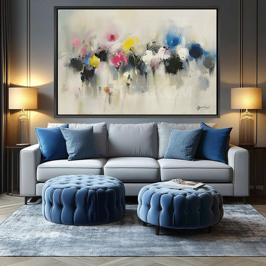 colorful floral abstract