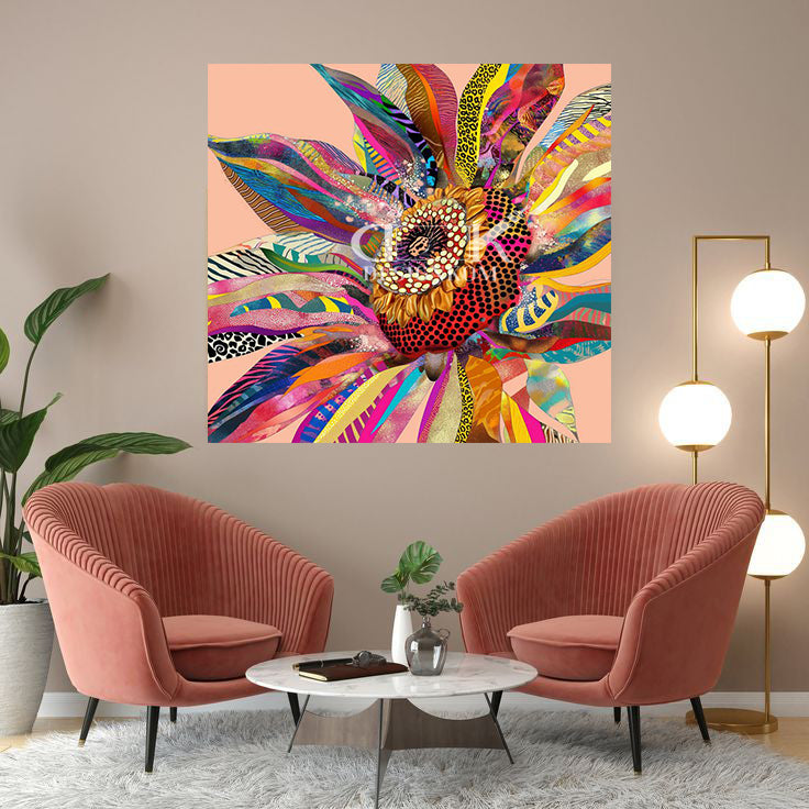 ultra colorful floral