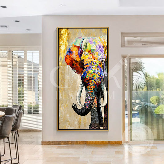 Multicolored Elephant