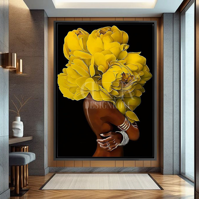 African & Flowers