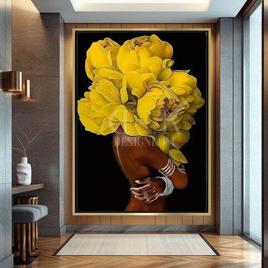 African & Flowers