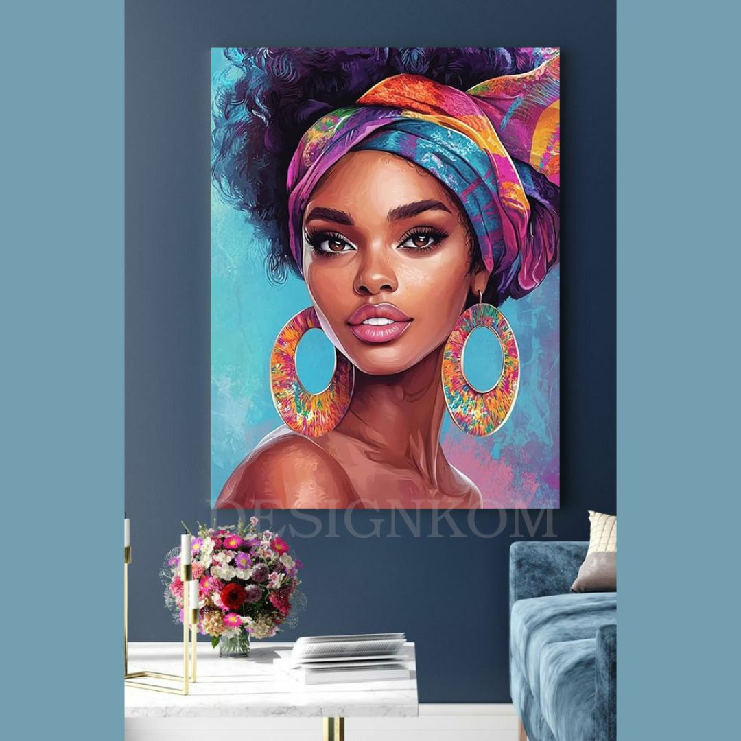 chic african woman