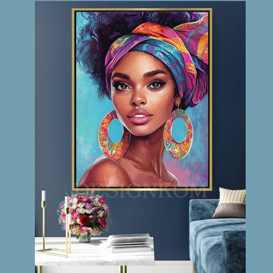 chic african woman