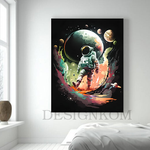astronaut Moon