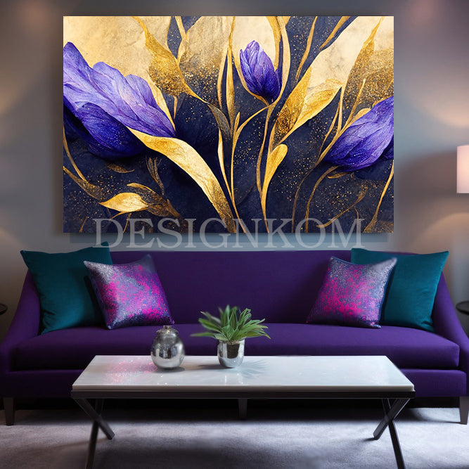 floral purple queen
