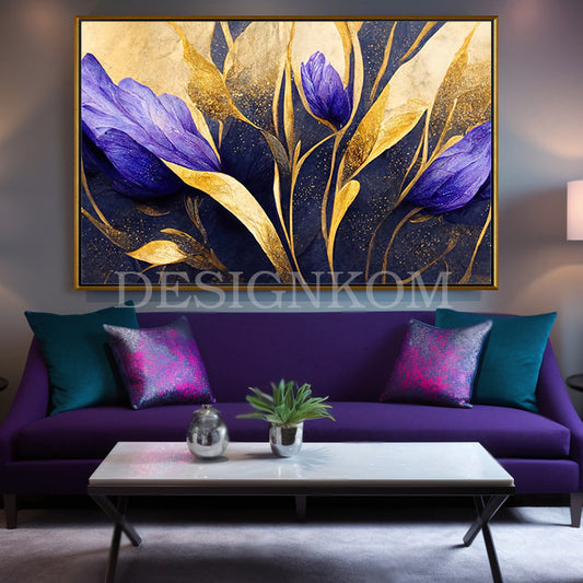 floral purple queen