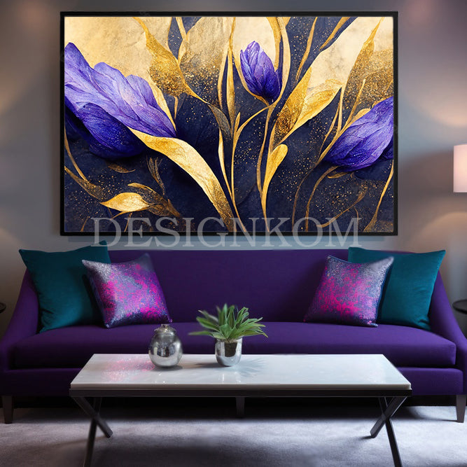 floral purple queen