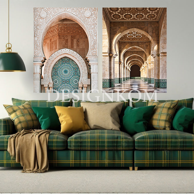 mosquée Hassan II door