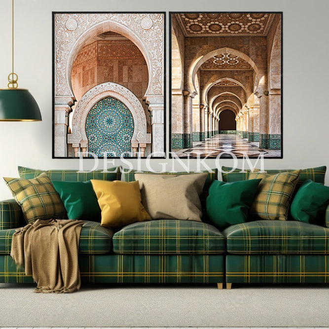 mosquée Hassan II door