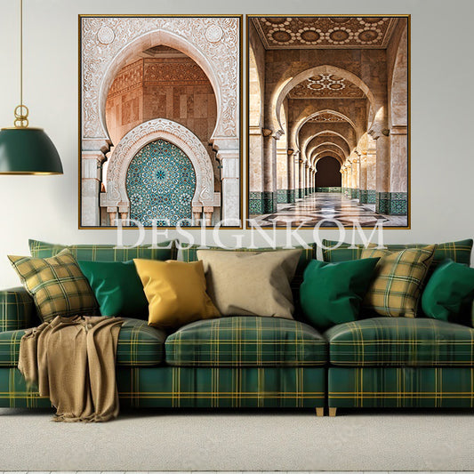 mosquée Hassan II door