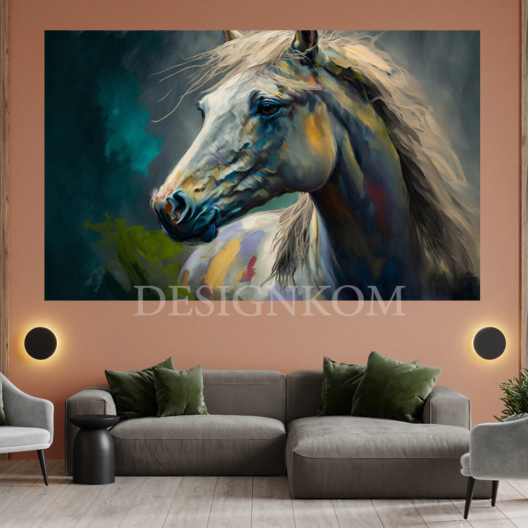 horse focused look