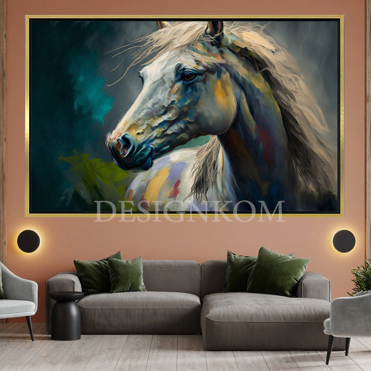 horse focused look