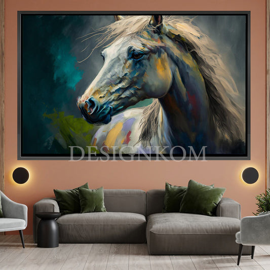 horse focused look