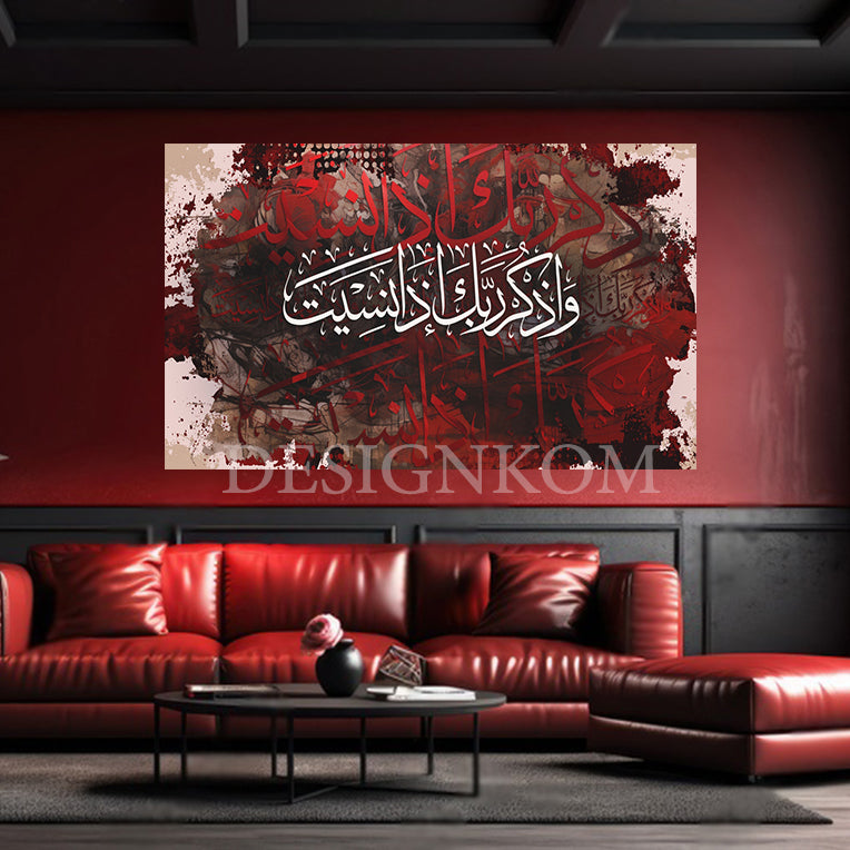 وَاذْكُرْ رَبَّكَ إِذَا نَسِيتَ