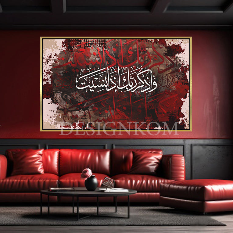 وَاذْكُرْ رَبَّكَ إِذَا نَسِيتَ