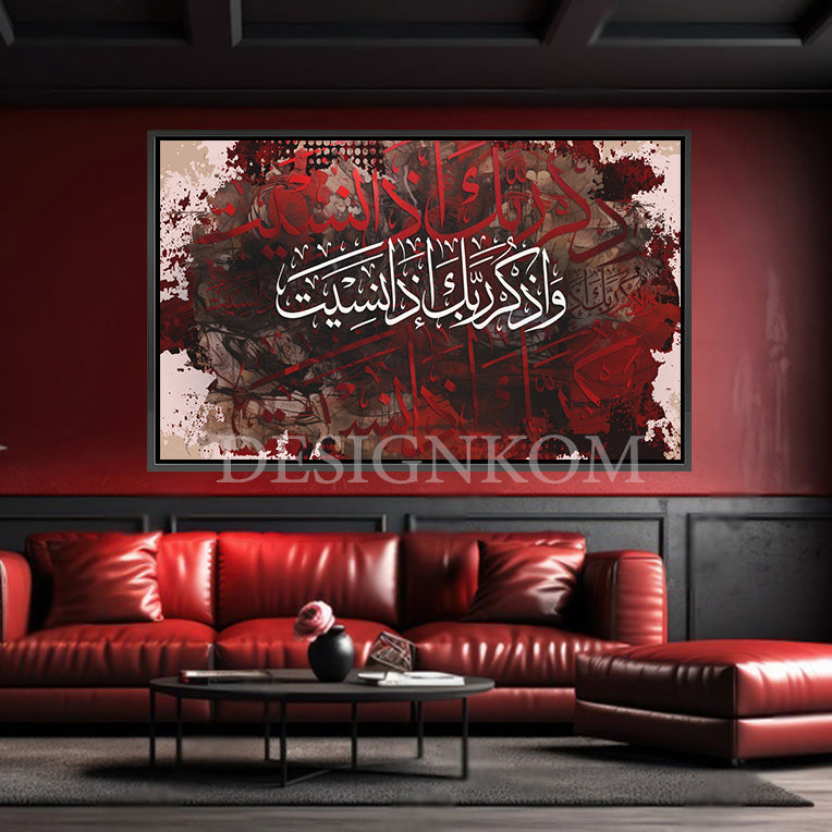 وَاذْكُرْ رَبَّكَ إِذَا نَسِيتَ