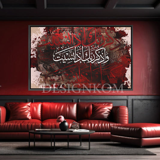 وَاذْكُرْ رَبَّكَ إِذَا نَسِيتَ