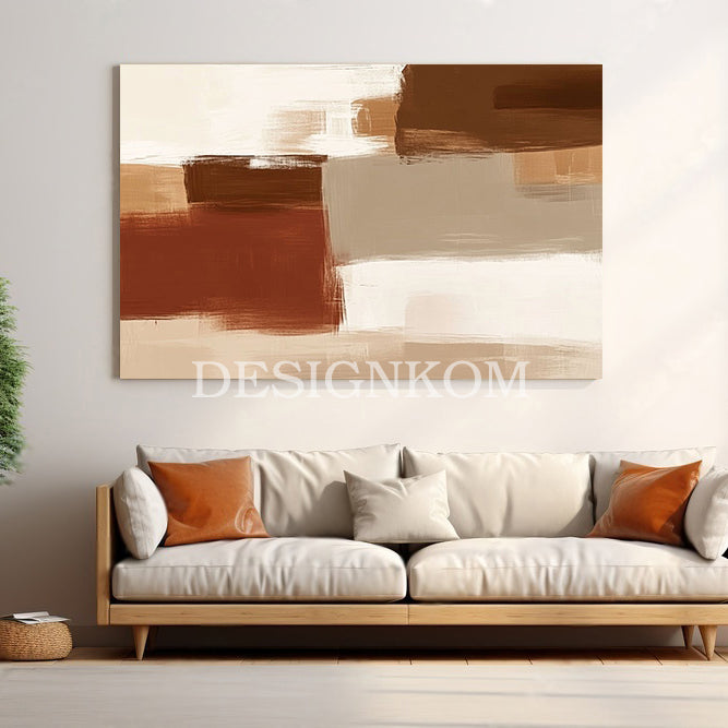 brown and beige tones