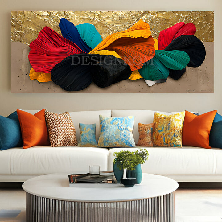 3D explosion of colors