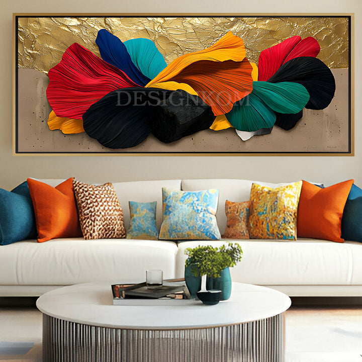 3D explosion of colors