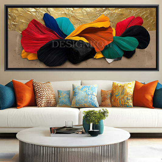 3D explosion of colors