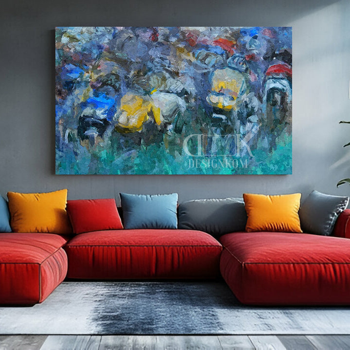 abstract motorcycle racing
