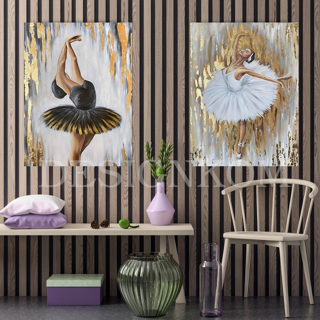Art mural ballet contemporain