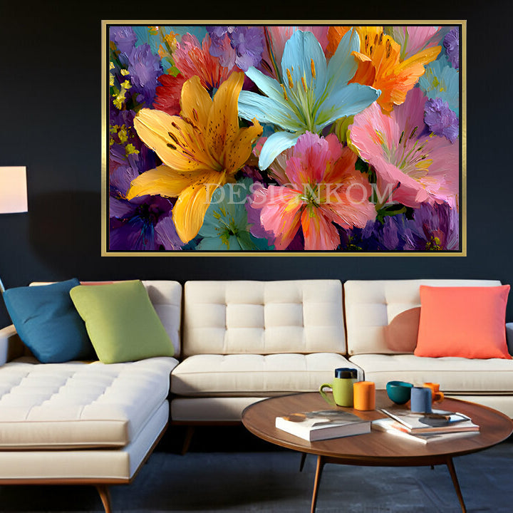 Multicolored Flowers of Energy