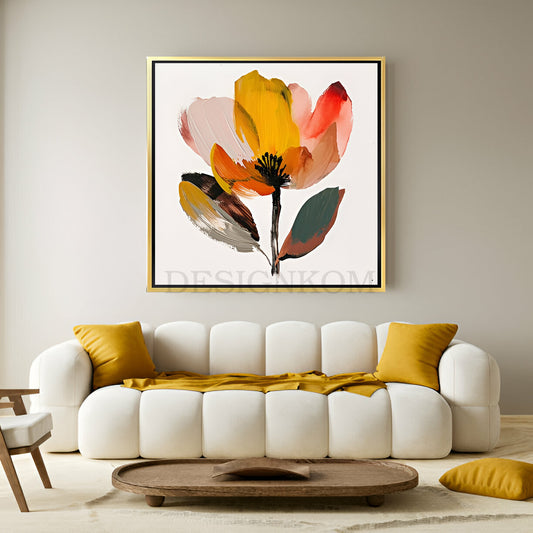 Minimalist Abstract Flower