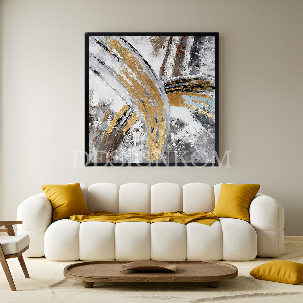 Abstract Cross Stripe Effect