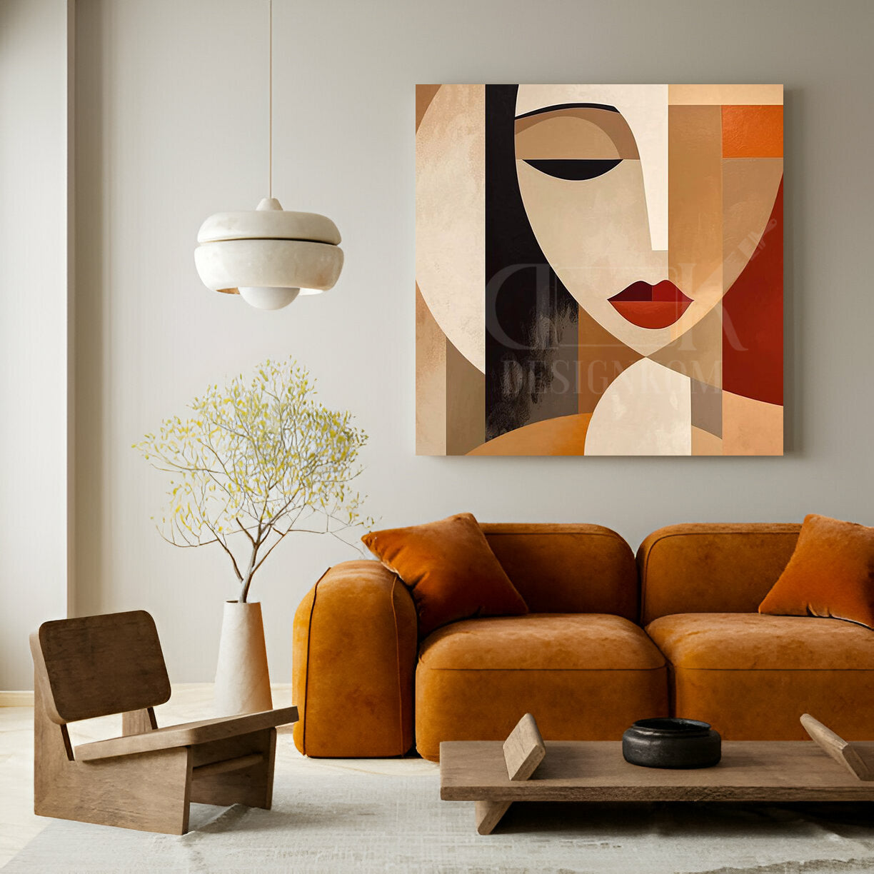 Geometric face