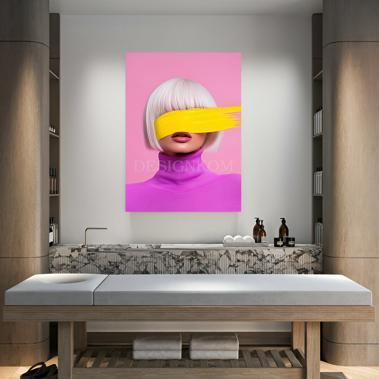 pop art futuristic woman