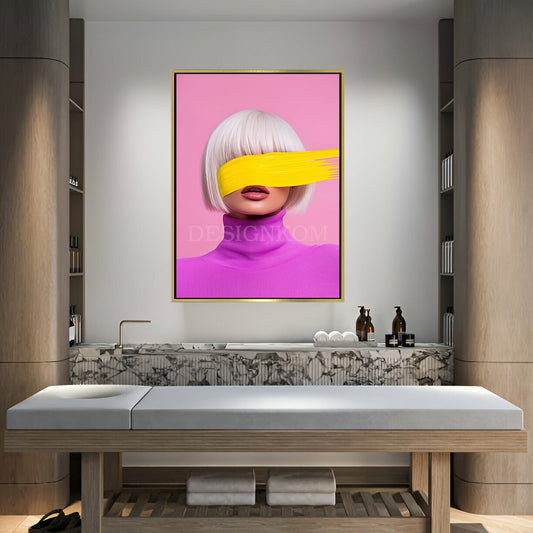 pop art futuristic woman