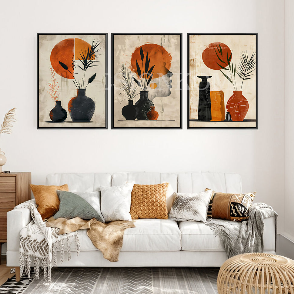 boho artistic silhouettes