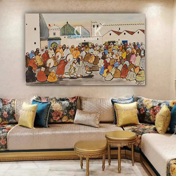Traditional Moroccan Scene
