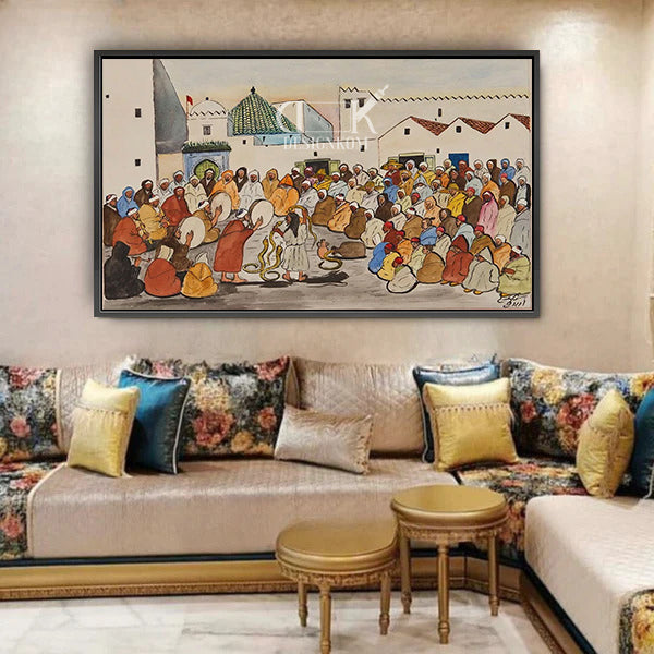 Traditional Moroccan Scene