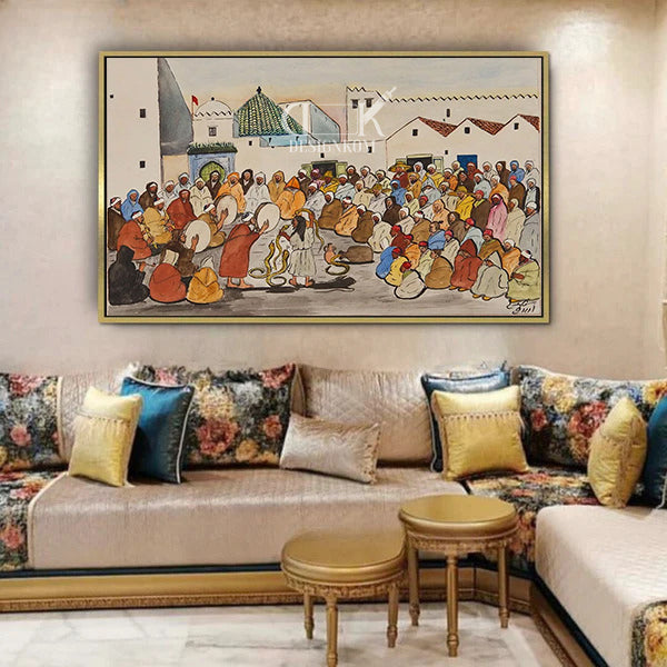 Traditional Moroccan Scene
