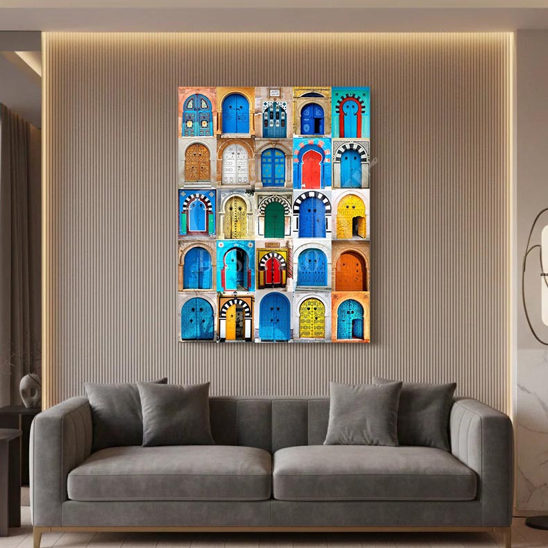 Colorful Moroccan Doors