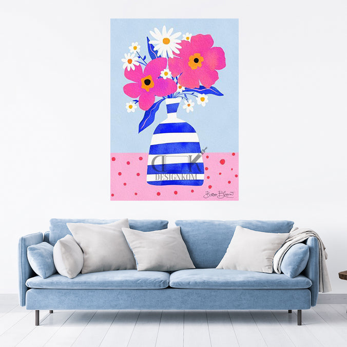 maximalist flower vase