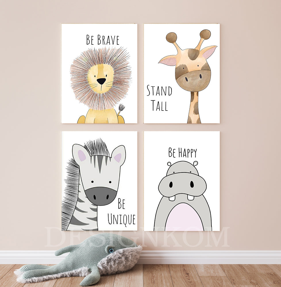 Animaux Mignons & Citations Positives