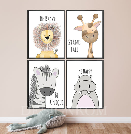 Animaux Mignons & Citations Positives