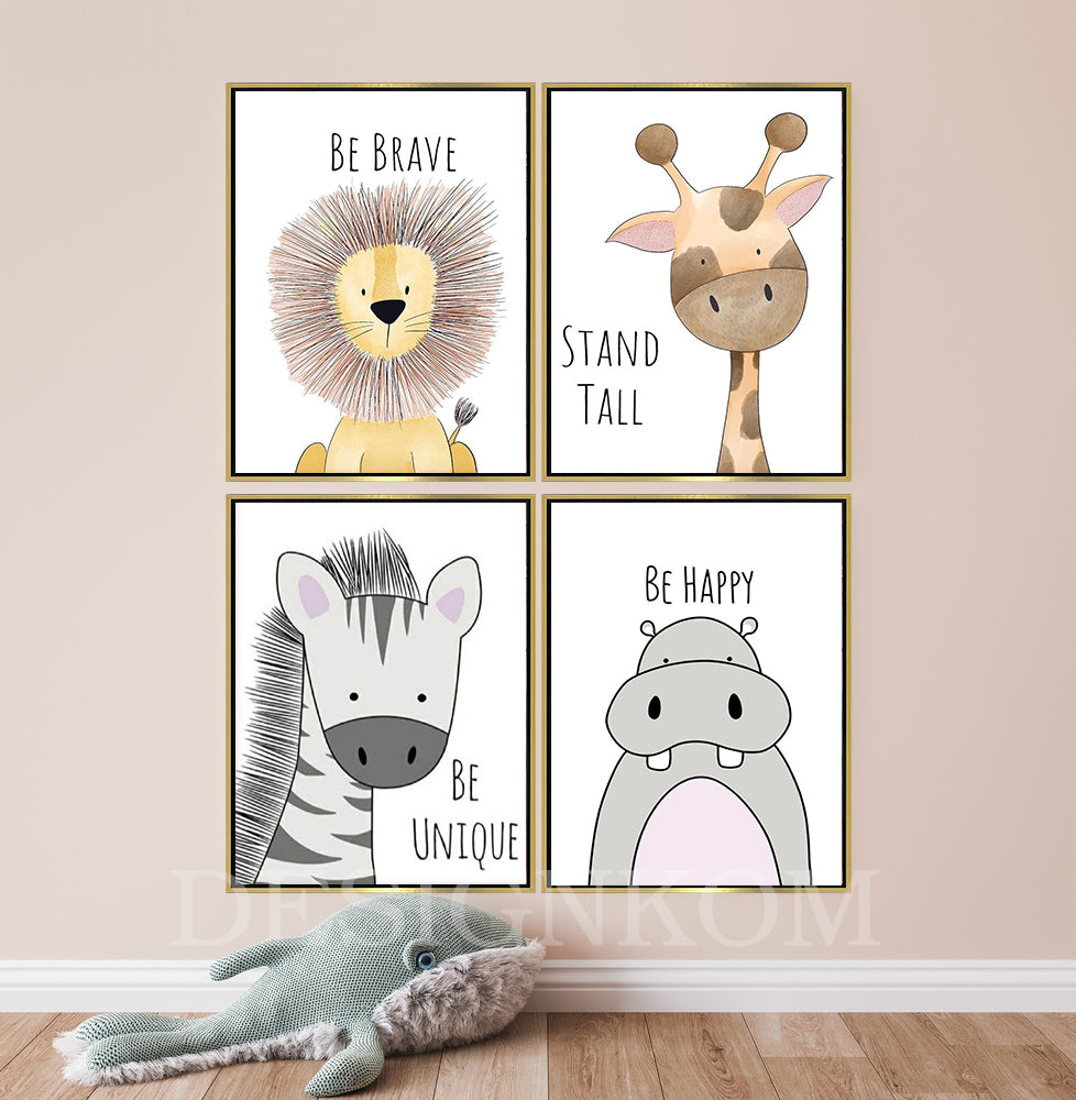 Animaux Mignons & Citations Positives