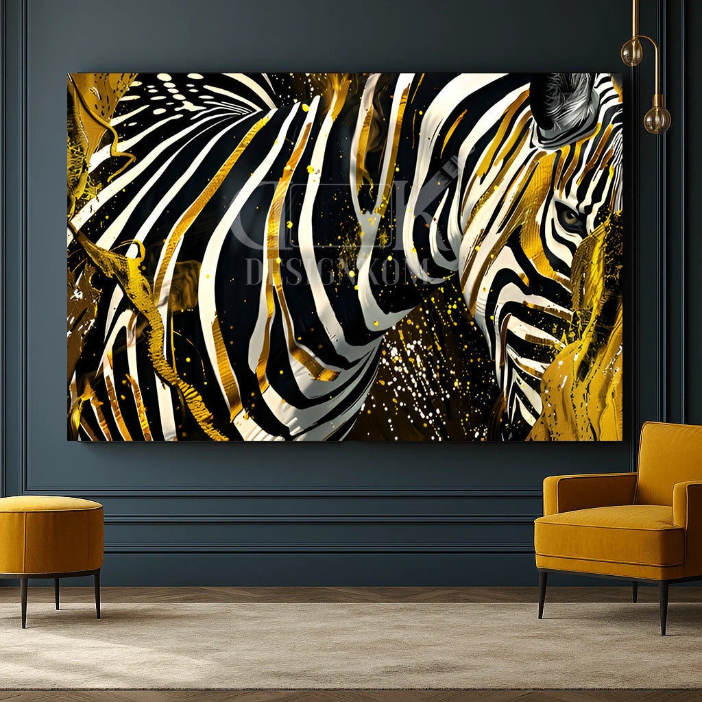 Modern Golden Zebra
