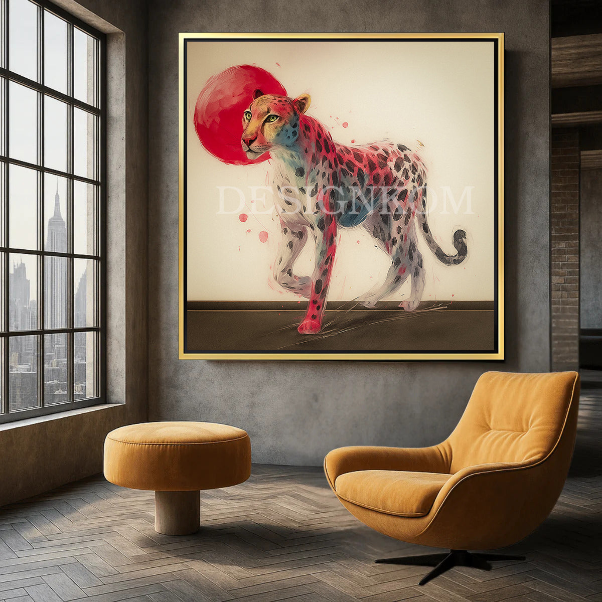 The Fantasy Red Leopard