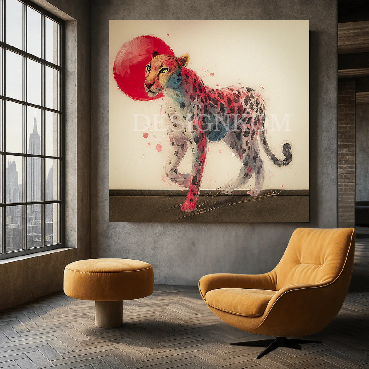 The Fantasy Red Leopard